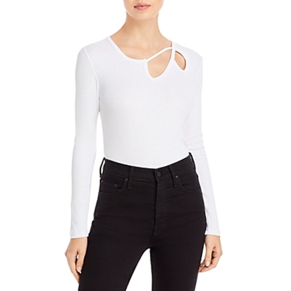 LNA Alouette Cutout Ribbed Top Size Large